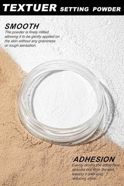 MAEPEOR Matte Setting Loose Powder - Smooth & Lightweight Face Powder for Brightening | 8 Colors, 03 Soleil