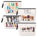 CAONIDADAYE Singer fans Gifts Set with Makeup Bag Durable Cosmetic Bag, Musical Lyrics Fans Gift Makeup Zipper Pouch Bag For Women (4)