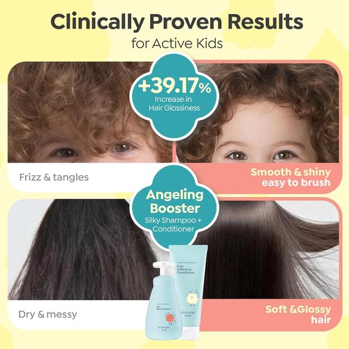 GOONGBE Kids Detangling Conditioner - Silicone-Free Formula for Soft, Frizz-Free Hair - 6.76 fl oz
