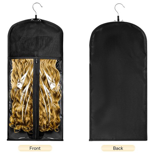 VARIPOWDER 10pcs Wig Storage Bags with Hanger Hair Extensions Storage for Multiple Wigs, Dust-Proof Wigs Bag with Strong Holder Home Travel Closet Wigs & Accessories