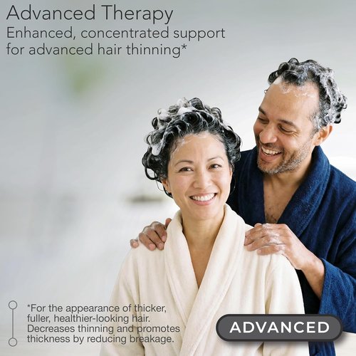 PURA D'OR Advanced Therapy Biotin Shampoo & Conditioner Set - Herbal Hair Thickening for Thinning Hair | 16oz x2
