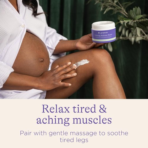 Lansinoh Magnesium Bedtime Butter - Soothing Body Lotion for Pregnant Moms | 7 oz Relaxation & Muscle Relief