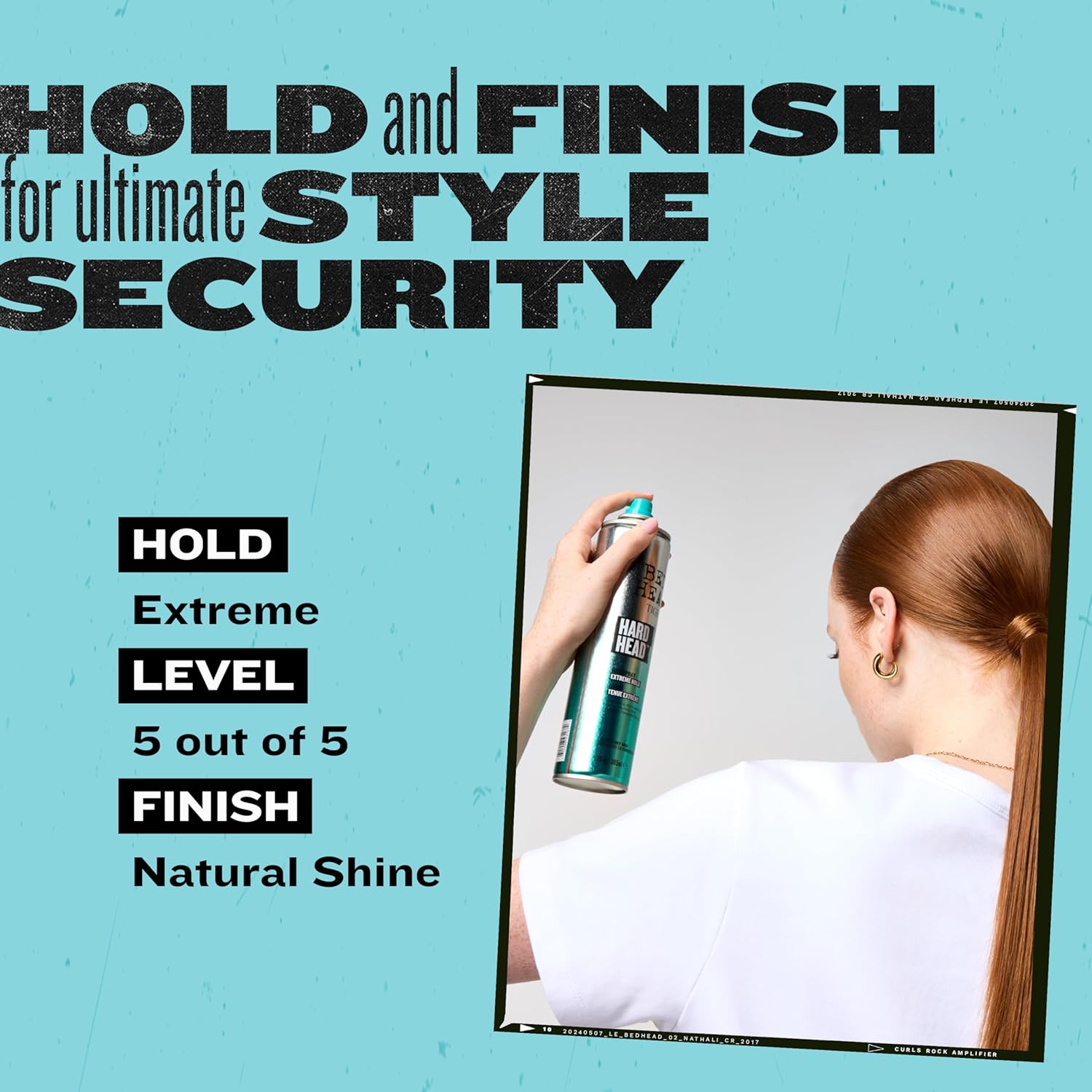 TIGI Bed Head Hard Head Hair Spray - Extra Strong Hold for All-Day Style | 11.7 oz