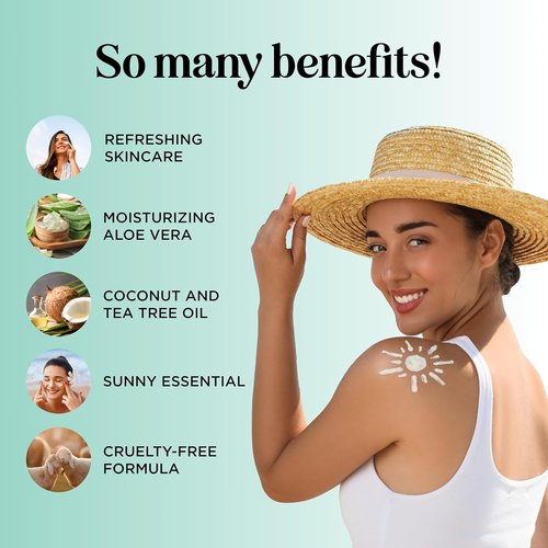 Skiennix After Sun Lotion - Ultra Cooling Aloe Vera Hydration with Cocoa Butter & Rosehip Oil | Moisturizer for Dry Skin
