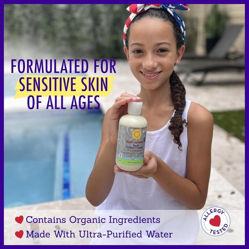 California Baby Super Sensitive Hair Conditioner - 100% Plant-Based & Fragrance-Free | 251 mL / 8.5 oz
