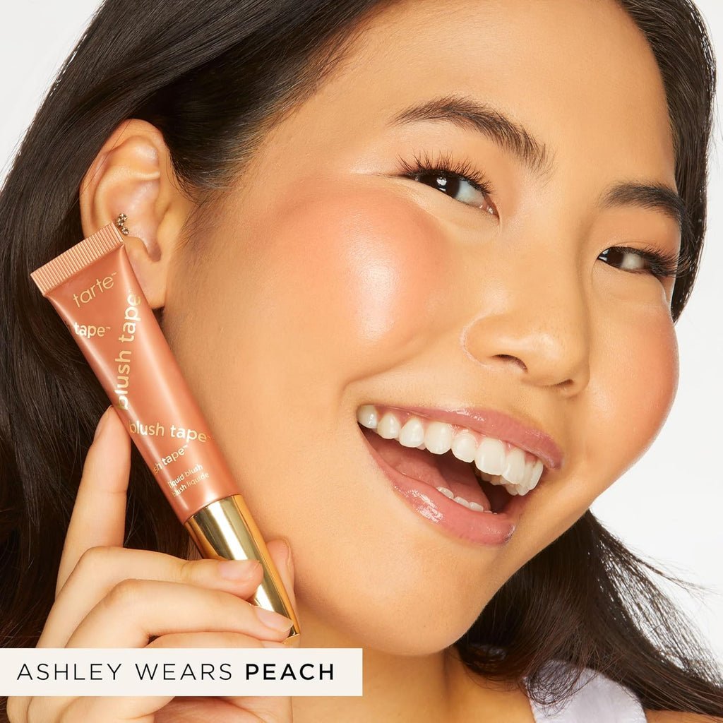 Tarte Blush Tape Liquid Blush - Buildable Cream Cheek Makeup for Radiant Glow | Lightweight, Vegan & Cruelty-Free