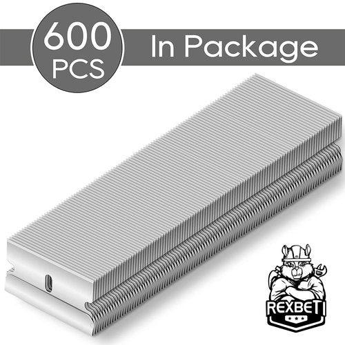 REXBETI 600PCS Single Edge Razor Blades, Industrial , Box Cutter Replacement Blades, Glass Scraper Blades