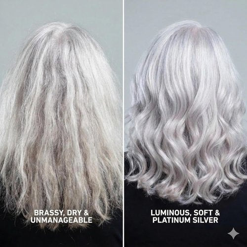 Dr. Fischer Purple Mask | Silver Perfection Treatment - Neutralizes Yellow Tones, Hydrates Gray Hair