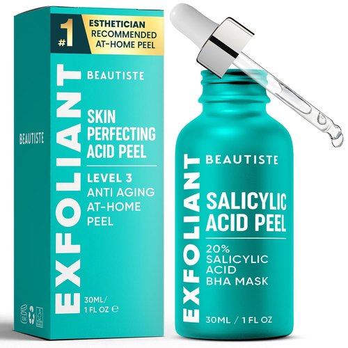 30 Day Miracle BHA 20% Peeling Solution - Clinical Strength Exfoliant for Clogged Pores & Wrinkles - 1oz Salicylic Acid Serum