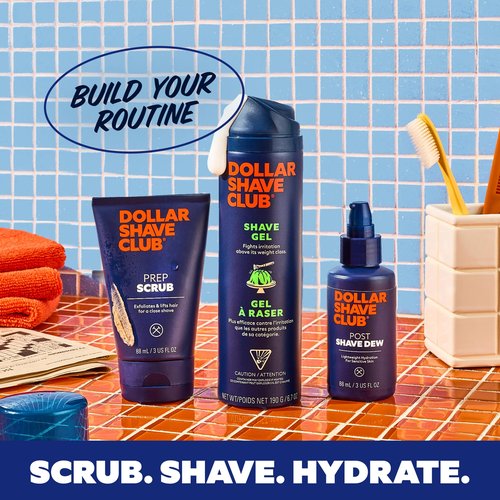 Dollar Shave Club | Shave Gel 6.7 ounce (2 Pack) | Moisturizing Shaving Gel for Sensitive Skin