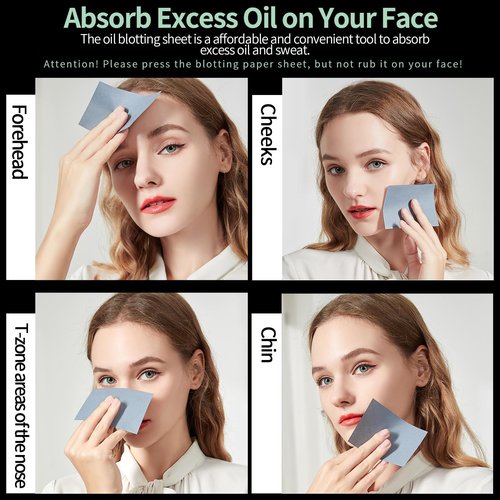 FANDAMEI 1800 Counts Oil Blotting Sheets For Face, Oil Blotting Papers For Face, Blotting Paper for Oily Skin, Oil Absorbing Sheets, Oil Control Film, Oil Absorbing Tissues