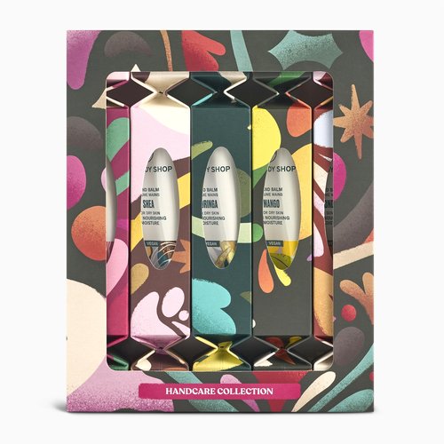 The Body Shop Handcare Collection 5 Piece Gift Set | Includes- British Rose, Shea, Moringa, Mango & Almond Milk Hand Balms | Vegan