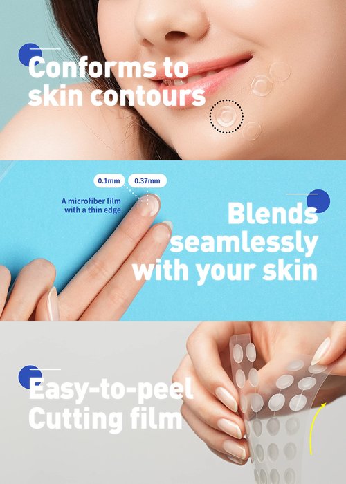 OLIVE YOUNG Care Plus Spot Patch Big (81 Count) | Hydrocolloid Patch, Spot Stickers for Acne Pimple and Zits