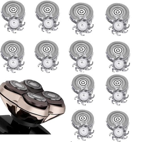 Shaver Replacement Blades compatible with Skul Shaver Pitbull Gold PRO Shaver Replacement Blade,Shaver Replacement Heads for Pitbull Platinum Pro Shaver (3Set(12blades))