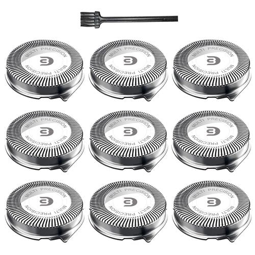 SH30 Replacement Heads for Phlips Norelco Electric Shaver Series 1000, 2000, 3000 and S738 Click and Style, SH30 Shaving Heads Easy Cut