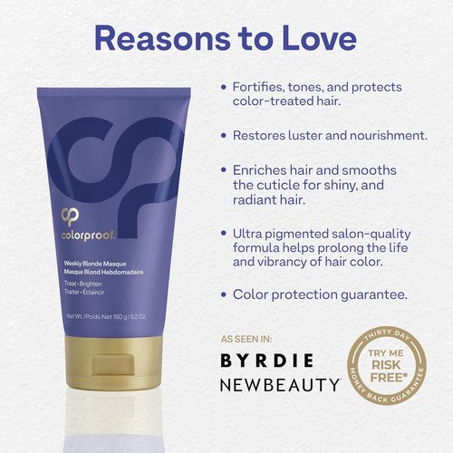 Skiennix Weekly Blonde Masque - Nourishing Hair Treatment for Radiant Color | 5.2 Oz