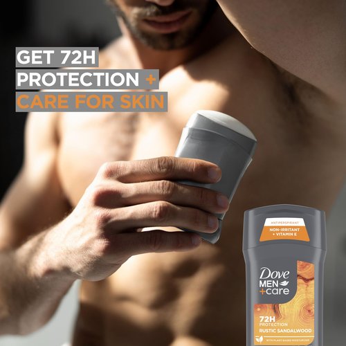 DOVE MEN + CARE Antiperspirant 3 Pack Rustic Sandalwood Deodorant for Men 2.7oz