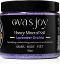 Eva's Joy Lavender Orchid Mineral Bath Soak - Nourishing Epsom Salt Crystals, Relaxing Lavender Scent, 16 oz