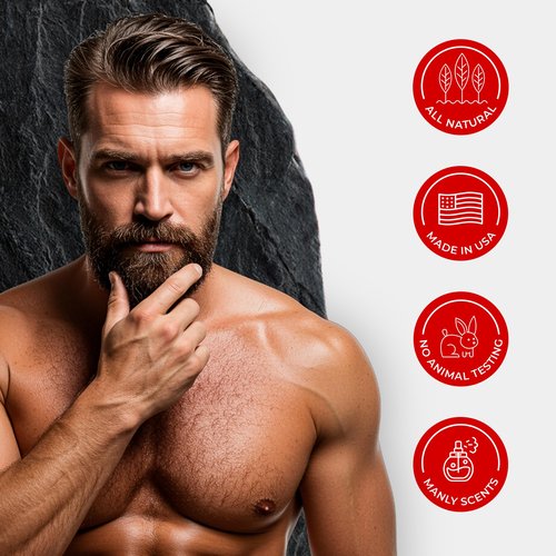 Bossman Hair & Beard Pomade for Men (Magic Scent) – Medium Hold & Moisturizing for Hair, Beard & Mustache Styling – Made in USA