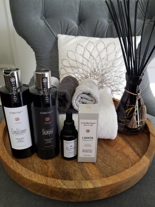 Stem Cell Shampoo for Fine and Thinning-Looking Hair — Super Glossy, Color-Safe, Natural Formula with Caffeine, Peptides, and Plant Stem Cells