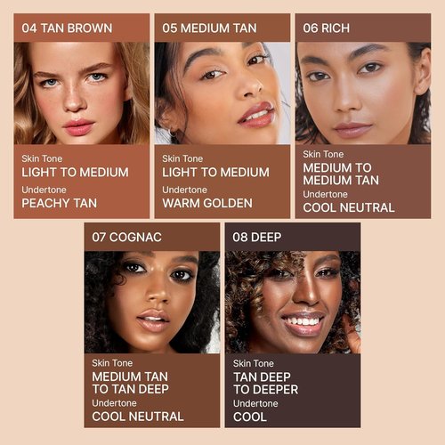 Kiss New York Airy Velvet Contour Stick - Medium Tan 0.70 Oz | Dual-Ended Brush Set & Lightweight Sculpting Cream