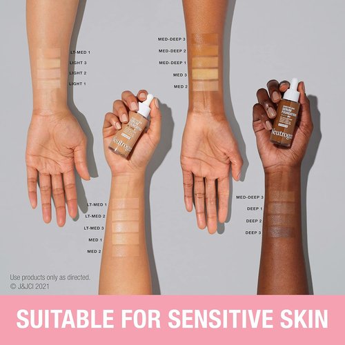 Neutrogena Healthy Skin Serum Foundation - Pro-Vitamin B5, Color Correcting, Light 01, 1 oz