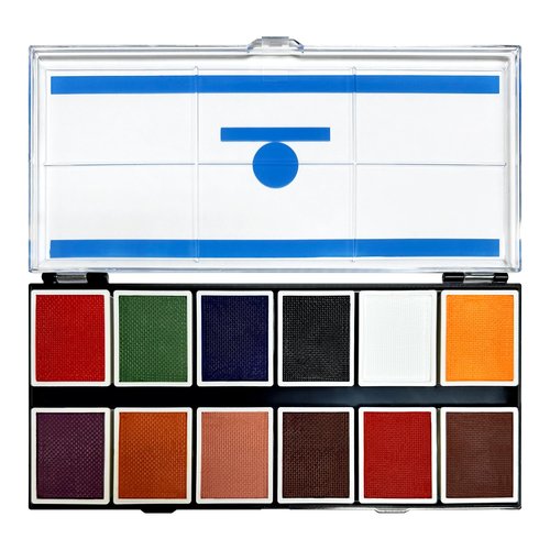 Narrative Cosmetics FX 12-Color Palette - Water-Activated Face & Body Paint for SFX, Theater, Cosplay - High-Pigment, Blendable SFX Makeup, Easy-to-Use for Film & TV