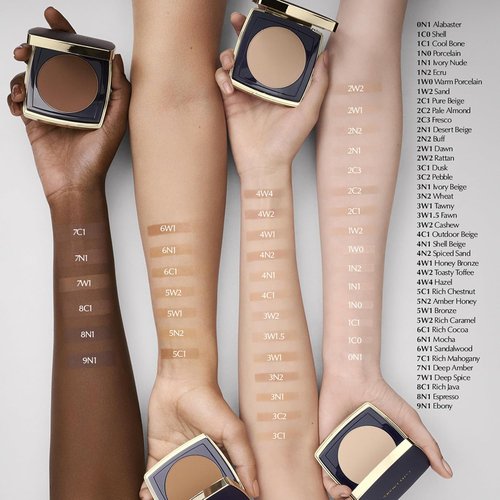 Estée Lauder Double Wear Matte Powder Foundation - 12-Hour Oil Control & Shine Reduction, 0.39 Ounce