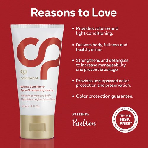 Colorproof Volume Conditioner - Sulfate-Free Formula with White Nectarine Scent for Women