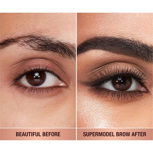 Charlotte Tilbury Brow Cheat Eyebrow Pencil - Refillable Micro-Precision Tool for Natural Strokes | 16-Hour Waterproof Wear