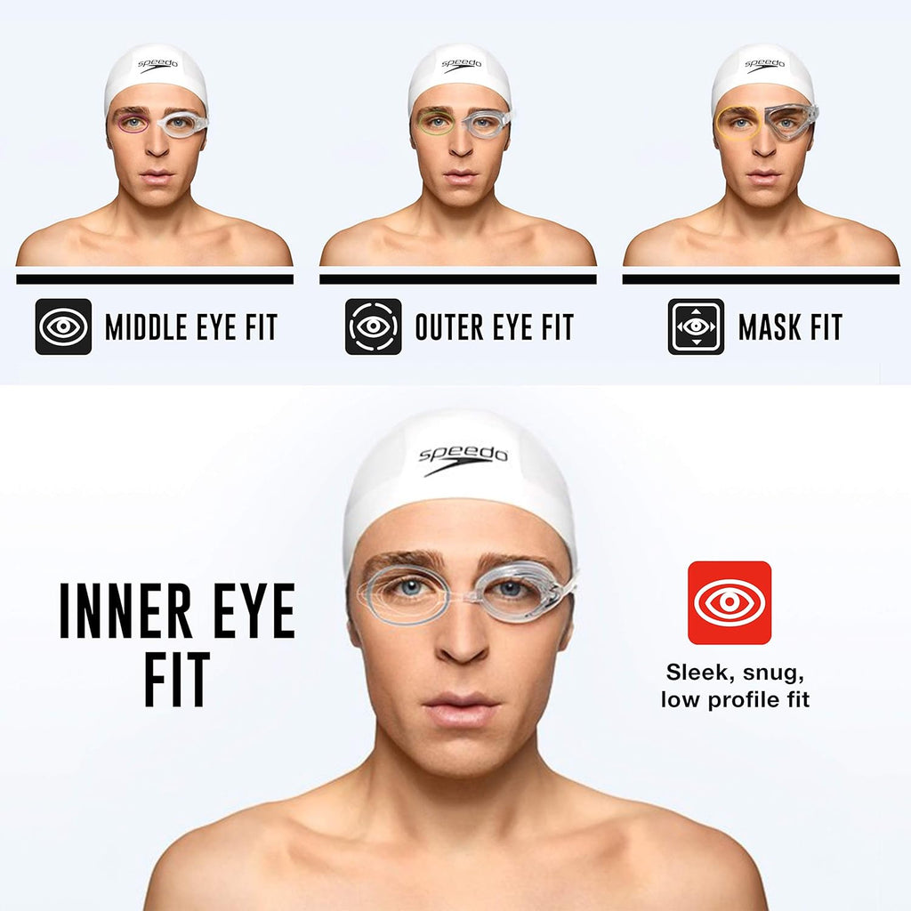 Speedo Swim Goggles - Mirrored Vanquisher 2.0 for Enhanced Visibility | Comfortable Fit
