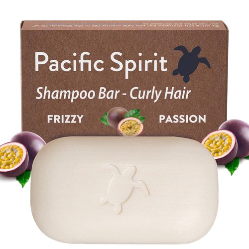 Shampoo Bar for Curly & Wavy Hair - Coconut Moisturizing & Conditioning | Tropical Scent, 3.53 Oz