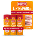 O'Keeffe's Lip Repair Lip Balm with Cherry & Vitamin E Oil - Stick (3 Pack) - Moisturizer for Extremely Cracked, Dry Lips