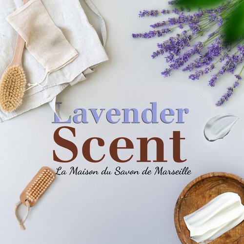Exfoliating Lavender Soap Bars 3xPack – Enriched With Organic Shea Butter - 97% Natural Ingredients - Traditionally Made - French Milled in Provence - Gentle For Skin – 3x8.8 oz - La Maison Du Savon