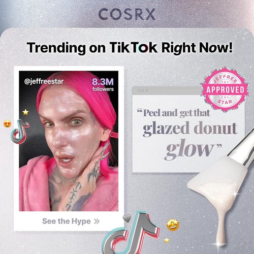 COSRX PDRN Exosome Glaze Wrapping Mask - Salmon DNA Overnight Peel-Off Mask for Glass Skin, 1.69 fl. Oz | Korean Skincare