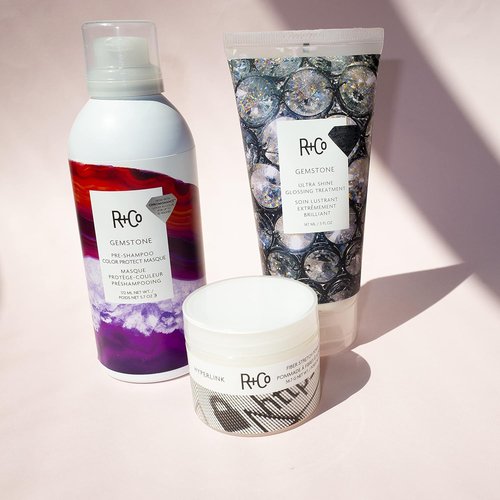 R+Co Gemstone Pre-Shampoo Color Protect Masque - Preserve Vibrant Hair Color & Hydration | Vegan & Cruelty-Free | 5.75 Oz