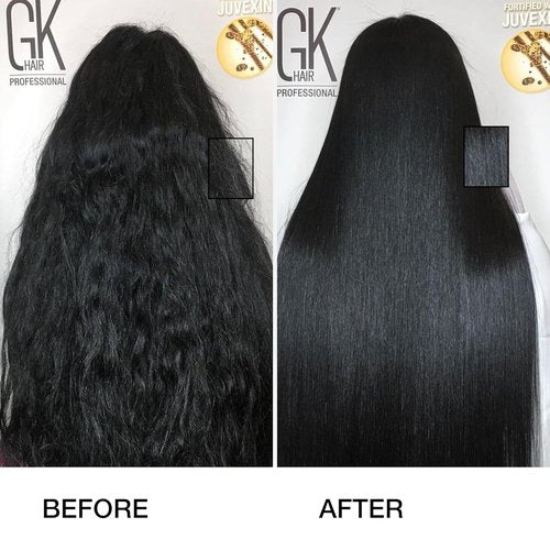 GK HAIR Global Keratin Smoothing Keratin Hair Treatment - Professional Brazilian Blowout | 33.8 Fl Oz (1000ml) for Silky Smooth, Frizz-Free Hair