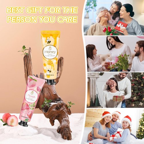50 Pack Hand Cream Gift Set for Women, Bulk Mini Hand Lotion Teacher Appreciation Gifts, Travel Size Hand Cream for Dry Cracked Hand, Christmas Bridesmaid Lotion Gift Party Favors for Nurse Coworker