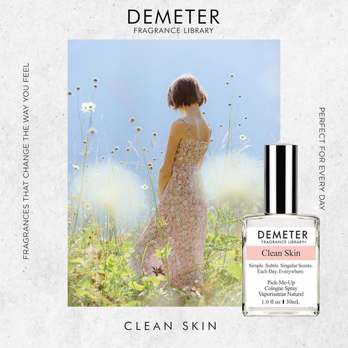 Demeter Natural Perfume Spray - Clean Skin Scent for Women | 1 oz Bottle
