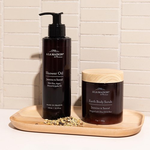 A LA MAISON Cleansing Shower Oil – Jasmine & Santal