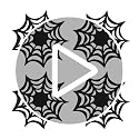 Halloween Spider Web Coasters Set - Black Cobweb Placemat Decorative Tableware (10pcs)