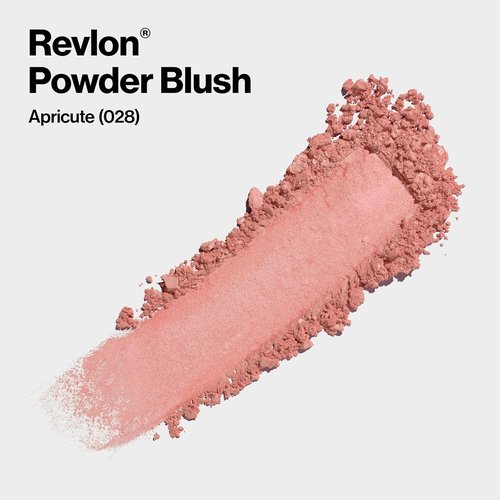 Revlon Powder Blush - High Impact Buildable Color for a Smooth Finish | 028 Apricute, 0.17 oz