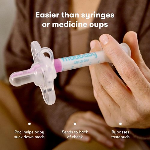 Frida Baby Cradle Cap System - 3-Step FlakeFixer Kit with Sponge, Brush, Comb & Storage Stand | Medicine Pacifier & Syringe Included