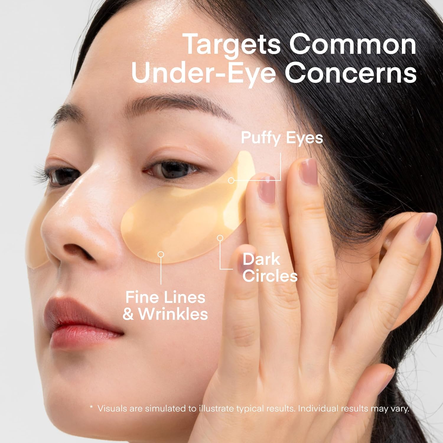 TEREZ & HONOR 24K Gold Retinol Under Eye Patches - 60 Hydrogel Masks with Collagen for Dark Circles & Puffiness | Self-Care Gift for All