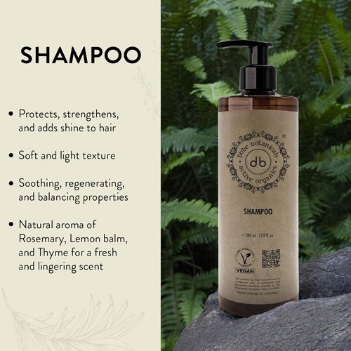 Skiennix Hair Shampoo - Paraben & Silicone-Free Formula with Fresh Rosemary, Lemon & Thyme Aroma | 380 ml