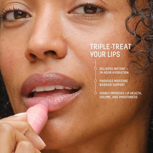 Biossance Pro-Peptide Lip Perfector - Deeply Hydrating Vegan Lip Balm with Pro-Peptides & Hyaluronic Acid | Silky Glossy Finish