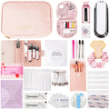 Wedding Day Emergency Kit for Bride, 39 Pc Essential Items for Brides Daily Use Women Wedding Gift, Travel Kit Personal Care Survival Set with Bride Makeup Bag - Wedding Emergency Kit Supplies (Pink)