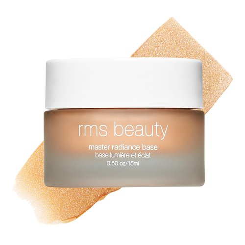 RMS Beauty Master Radiance Base - Hydrating & Skin Firming Illuminating Highlighter Makeup Cream with Light-Reflecting Pearls for Glowing, Radiant Skin - Rich (0.50 oz / 15ml)