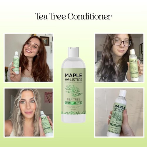 Regine Switzerland Tea Tree Conditioner - Sulfate-Free Formula for Dry Hair & Scalp Care