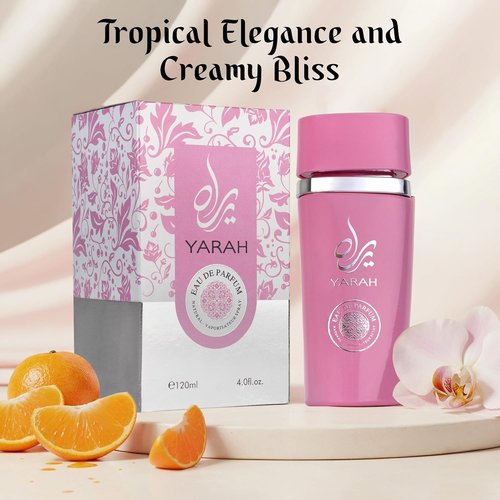 SAADAH Yarah Eau De Parfum for Women - 4.0 Fl. Oz | Sweet Orchid & Vanilla Musk Luxury Fragrance